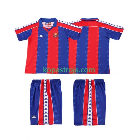 Billiga Fotbollströjor FC Barcelona 1992 1995 Retro Barn Hemma tröja Kortärmad